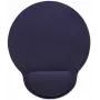 Manhattan polssteun en muismat, blauw, 241 × 203 × 40 mm, antislip ondergrond, levenslange garantie, kartonnen verpakking