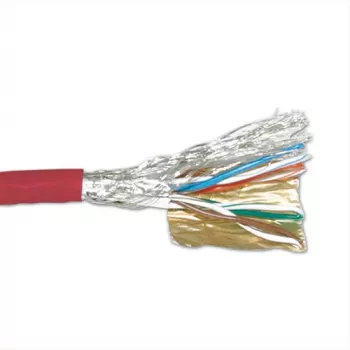 Patchkabel ACT CAT6 S/FTP PVC stranded rood 305 m