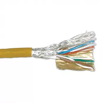 Patchkabel ACT CAT6 S/FTP PVC litze geel 305 m