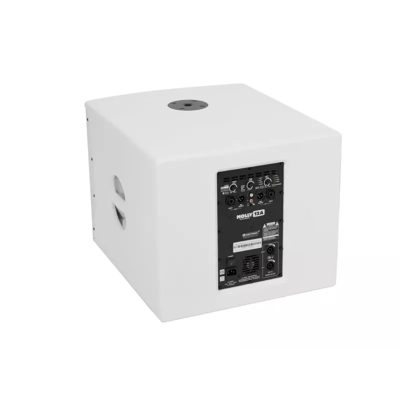Actieve subwoofer Omnitronic 11039051 wit 500 W