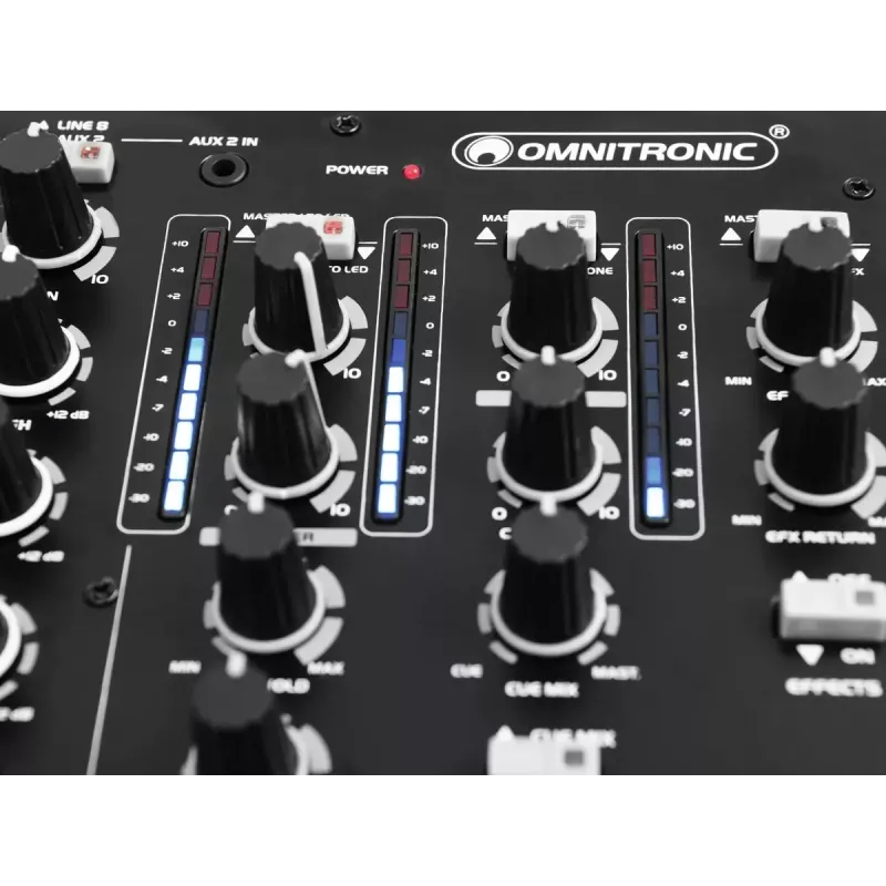 Mixer Omnitronic CM-5300 5 kanalen 20 - 20000 Hz zwart