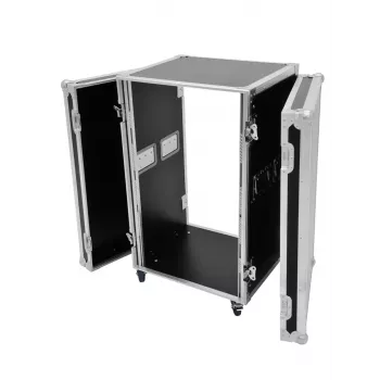 Flightcase Roadinger 30109127 berken zwart zilver 29,2 kg