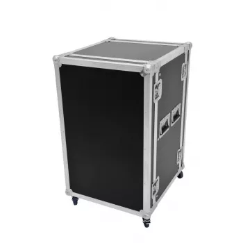 Flightcase Roadinger 30109127 berken zwart zilver 29,2 kg