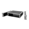 Flightcase Roadinger 30109095 berken zwart zilver 9,8 kg