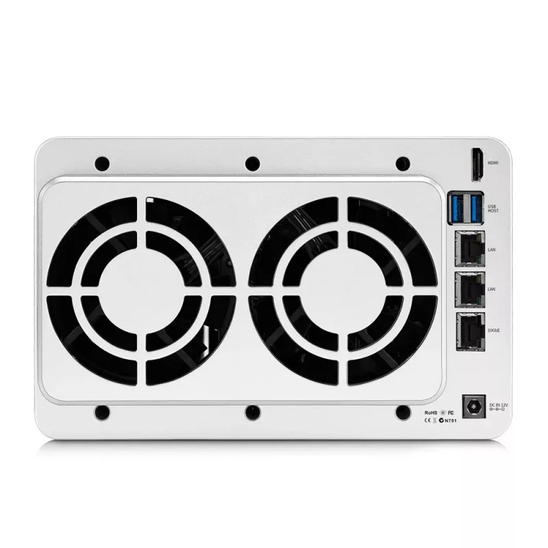 TerraMaster F5-422 NAS/opslagserver desktop Intel® Celeron® J3455 4 GB DDR3 0 TB grijs