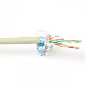 Patchkabel ACT CAT5E F/UTP LSZH Litze ivoor 500m