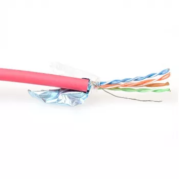 ACT CAT5E F/UTP LSZH litze-patchkabel rood 500 m kabellengte 500 m