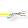 Patchkabel ACT CAT5E F/UTP LSZH Litze geel 500m