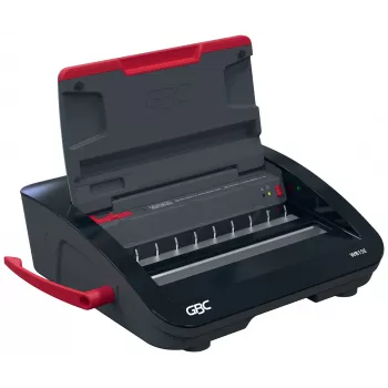 GBC WireBind® WB15E elektrische bindmachine, draadbindmachine, elektrisch, 125 vel, zwart, rood