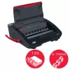 GBC WireBind® WB15E elektrische bindmachine, draadbindmachine, elektrisch, 125 vel, zwart, rood