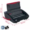 GBC WireBind® WB15E elektrische bindmachine, draadbindmachine, elektrisch, 125 vel, zwart, rood