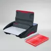 GBC WireBind® WB15E elektrische bindmachine, draadbindmachine, elektrisch, 125 vel, zwart, rood