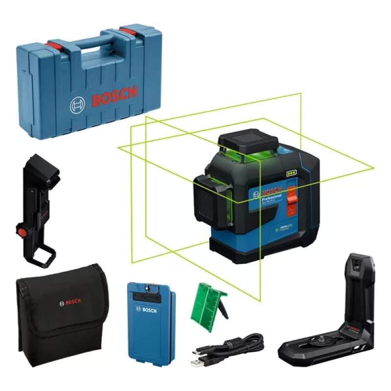 Bosch GLL 80-33 G lijnlaser 30 m 500-540 nm (< 10mW)