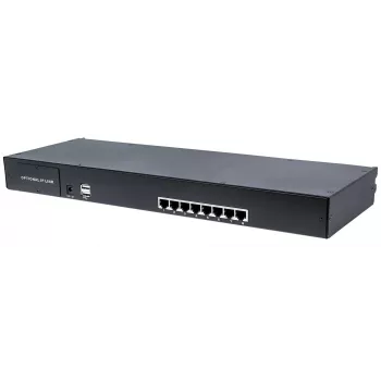 Intellinet modulaire 8-poorts CAT5 VGA KVM-switch, voor gebruik met de productnummers 507622, 507738, 507981, 507998, 508025, 508032, 508049 & 508056