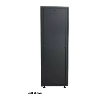 Intellinet 19 inch netwerkkast – vrijstaand (Basic), 32HE, 600 x 800 mm (breedte x diepte), zwart, flatpack, max. 600 kg, eenpunts deurslot, een slot per zijwand, bruikbare diepte 123 tot 573 mm, rack, IP20, staal