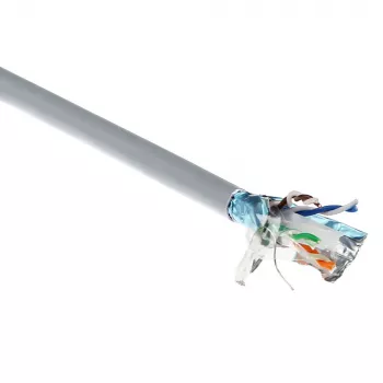 ACT CAT6A F/UTP installatiekabel, PVC, AWG 23, CPR: B2ca, 500 m