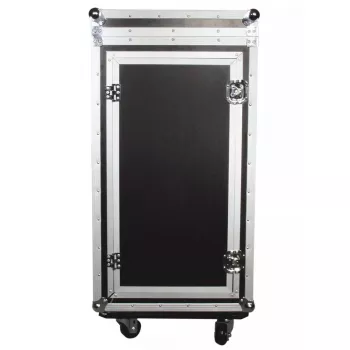 Flightcase Roadinger 30110000 multiplex zwart zilver