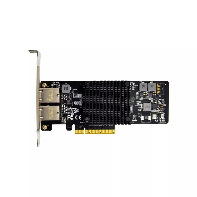 Netwerkadapter MicroConnect PCIe x8 Dual RJ45 10 GbE X550, PCIe x8, Dual RJ45 10GbE