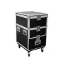 Flightcase Roadinger 30126430 multiplex 38 kg zwart zilver