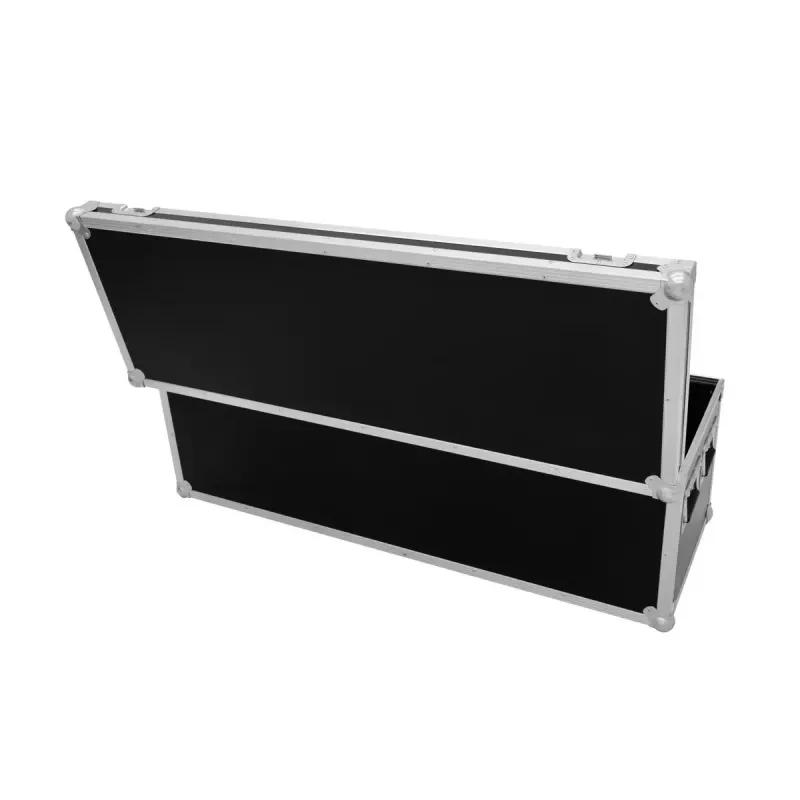Flightcase Roadinger 30126915 berken zwart zilver 14,8 kg
