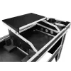 Hardcase Roadinger 30124208 voor dj-tafel multiplex zwart zilver
