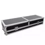 Hardcase Roadinger 30124208 voor dj-tafel multiplex zwart zilver