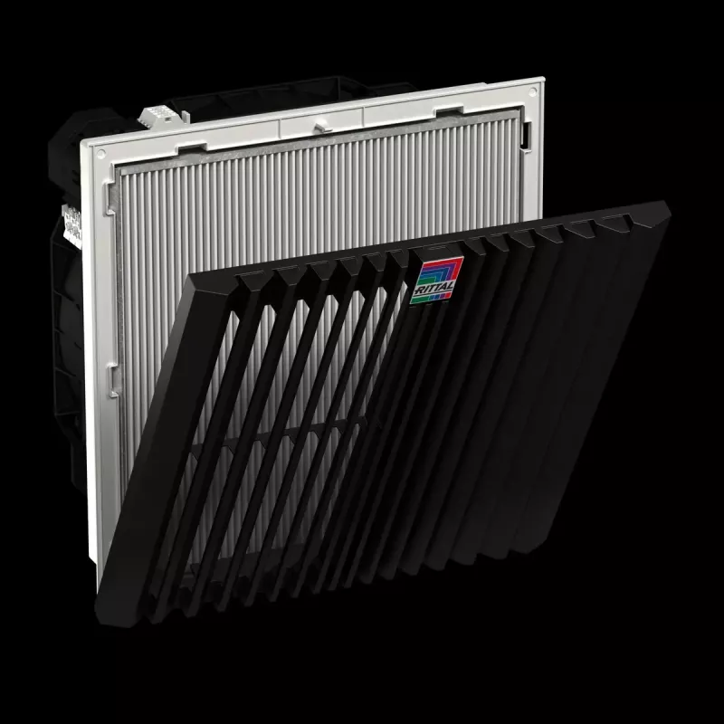 Rack-ventilatoreenheid Rittal 3244.900 — 1 ventilator, 867 m³/h, kunststof behuizing, grijs
