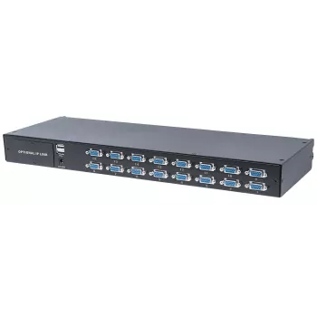Intellinet modulaire 16-poorts VGA KVM-switch, voor gebruik met de productnummers 507622, 507738, 507981, 507998, 508025, 508032, 508049 & 508056