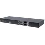 Intellinet modulaire 16-poorts CAT5 VGA KVM-switch, voor gebruik met de productnummers 507622, 507738, 507981, 507998, 508025, 508032, 508049 & 508056