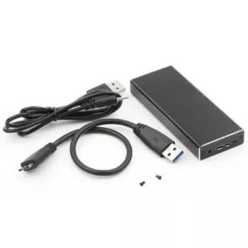 CoreParts MSUB2340 geheugenbehuizing SSD-behuizing zwart