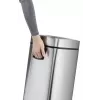 Durable TOUCH 21L rechthoekig roestvrij staal zwart zilver