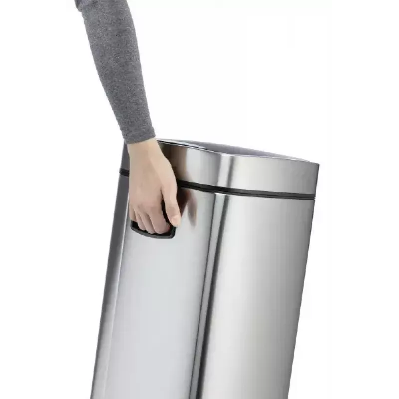 Durable TOUCH 21L rechthoekig roestvrij staal zwart zilver