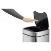 Durable TOUCH 21L rechthoekig roestvrij staal zwart zilver