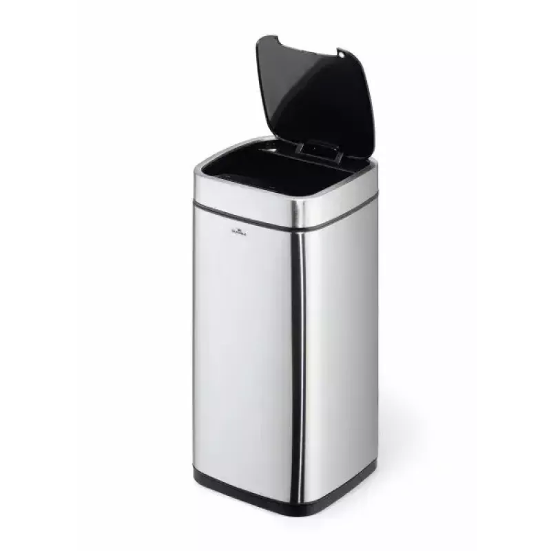 Durable TOUCH 21L rechthoekig roestvrij staal zwart zilver