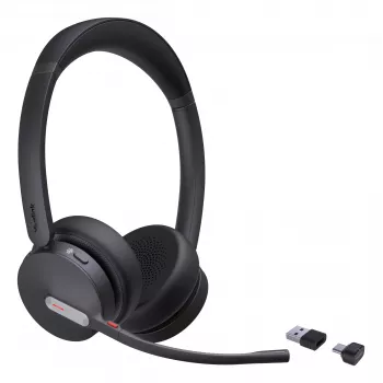 Yealink BH70 Dual Teams USB-C/A headset, draadloos, 20 - 20000 Hz, kantoor/callcenter, 147 g, headset, zwart