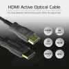 ACT 100 meter HDMI Premium 4K actieve optische kabel v2.0 HDMI-A stekker - HDMI-A stekker