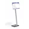 Informatiedrager Durable 481323 A3 acryl zilver