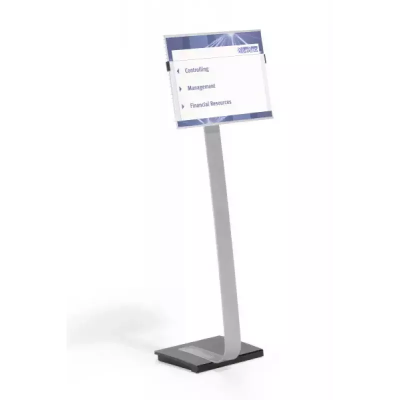 Informatiedrager Durable 481323 A3 acryl zilver