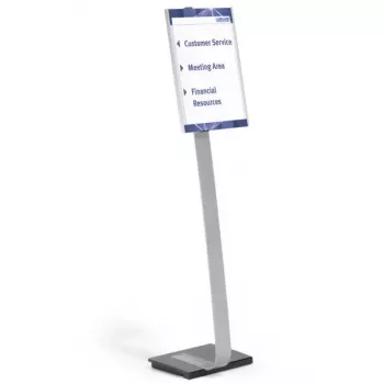 Informatiedrager Durable 481323 A3 acryl zilver
