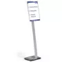 Informatiedrager Durable 481323 A3 acryl zilver