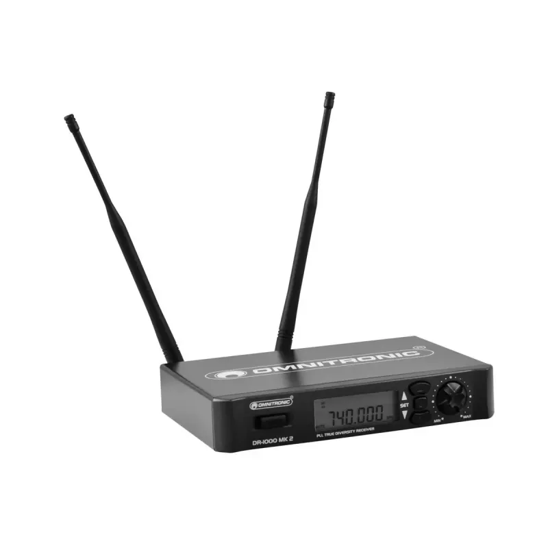 Desktop draadloze microfoonontvanger Omnitronic 13061092