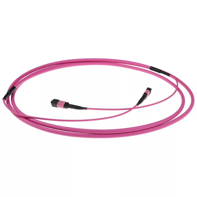 ACT 25 meter multimode 50/125 OM4(OM3) polariteit A glasvezel trunkkabel met MTP/MPO bussen