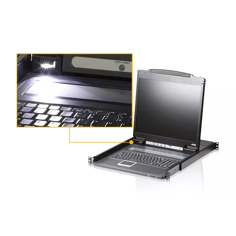 ATEN CL3000N 19-inch lichtgewicht LCD KVM rackconsole