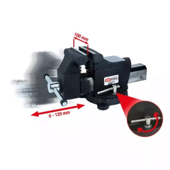 KS Tools 914.0008 parallelle bankschroef
