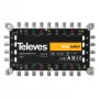 Televes MS 98NCQ (714201) actieve multischakelaar, 9 ingangen, 8 uitgangen