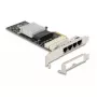 DeLOCK 88610 PCIe-interfacekaart RJ-45 Intel i350 4 Gbit/s