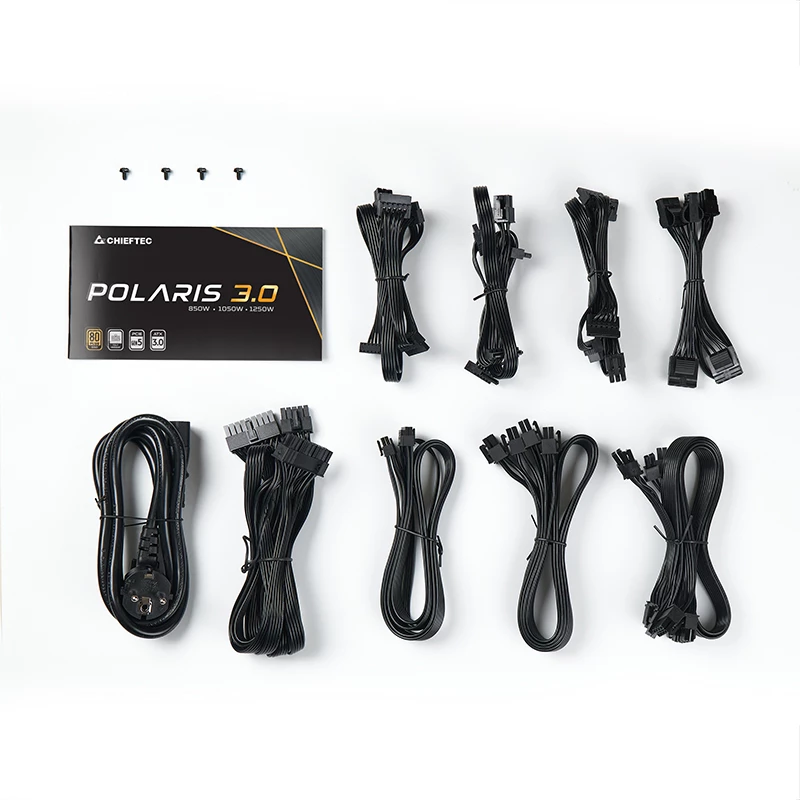 Chieftec Polaris 3.0 1050W voeding 20+4 Pin ATX ATX zwart