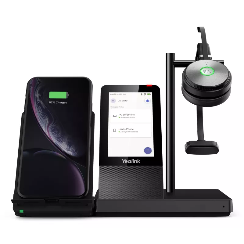 Persoonlijk audioconferentiesysteem Yealink WH66 DECT draadloze headset MONO TEAMS