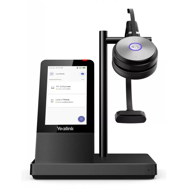 Persoonlijk audioconferentiesysteem Yealink WH66 DECT draadloze headset MONO TEAMS