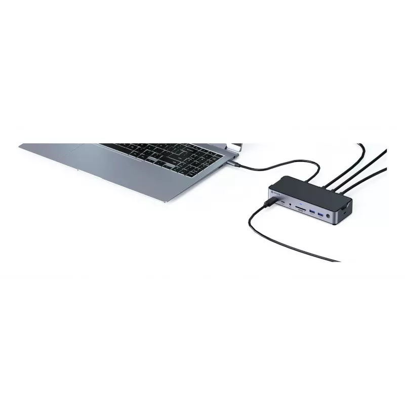 eSTUFF GLB232006 drievoudig USB-C-dockingstation